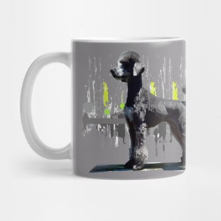 Bedlington Terrier Minimal Spray Painting Mug